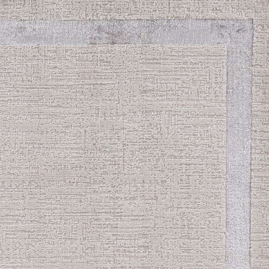 3' X 5' Gray and Ivory Area Rug