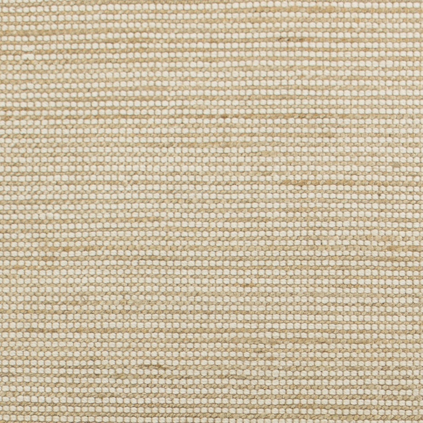 7' X 10' Tan and Ivory Wool Hand Woven Area Rug