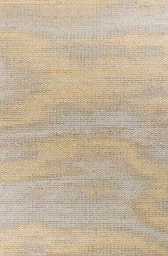 8' X 11' Tan And Ivory Wool Hand Woven Area Rug
