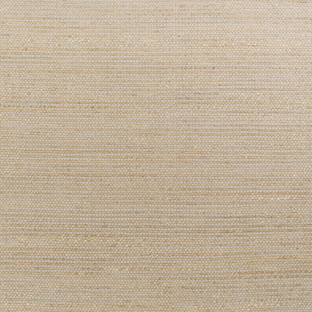 8' X 11' Tan And Ivory Wool Hand Woven Area Rug