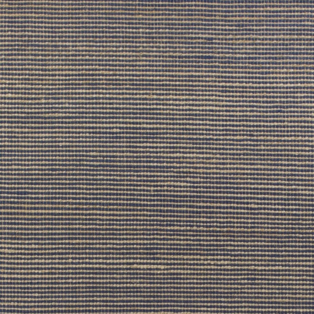 8' X 11' Blue And Beige Abstract Hand Woven Area Rug