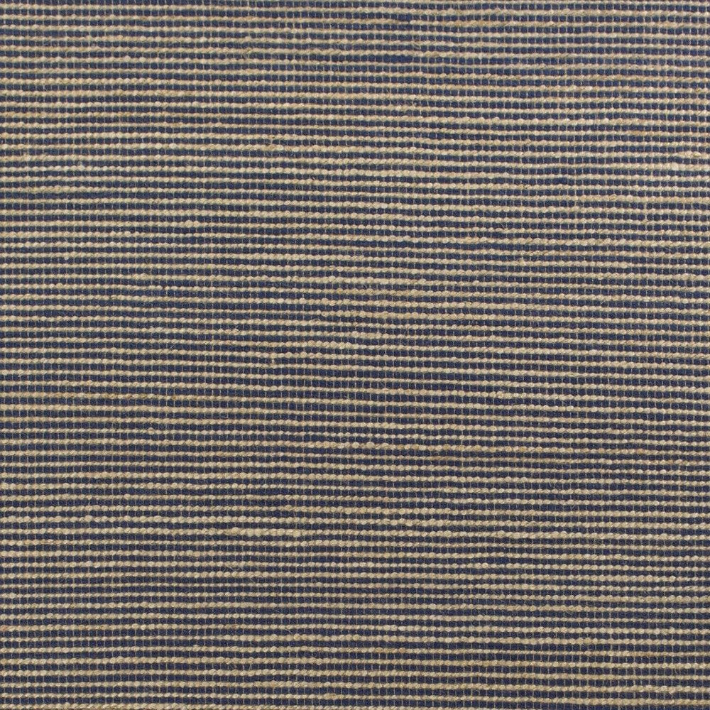 8' X 11' Blue And Beige Abstract Hand Woven Area Rug