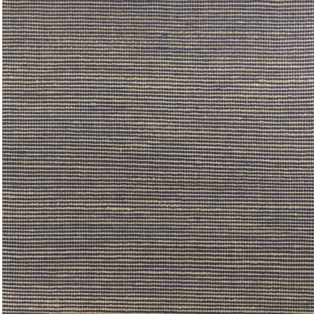 8' X 11' Blue And Beige Abstract Hand Woven Area Rug