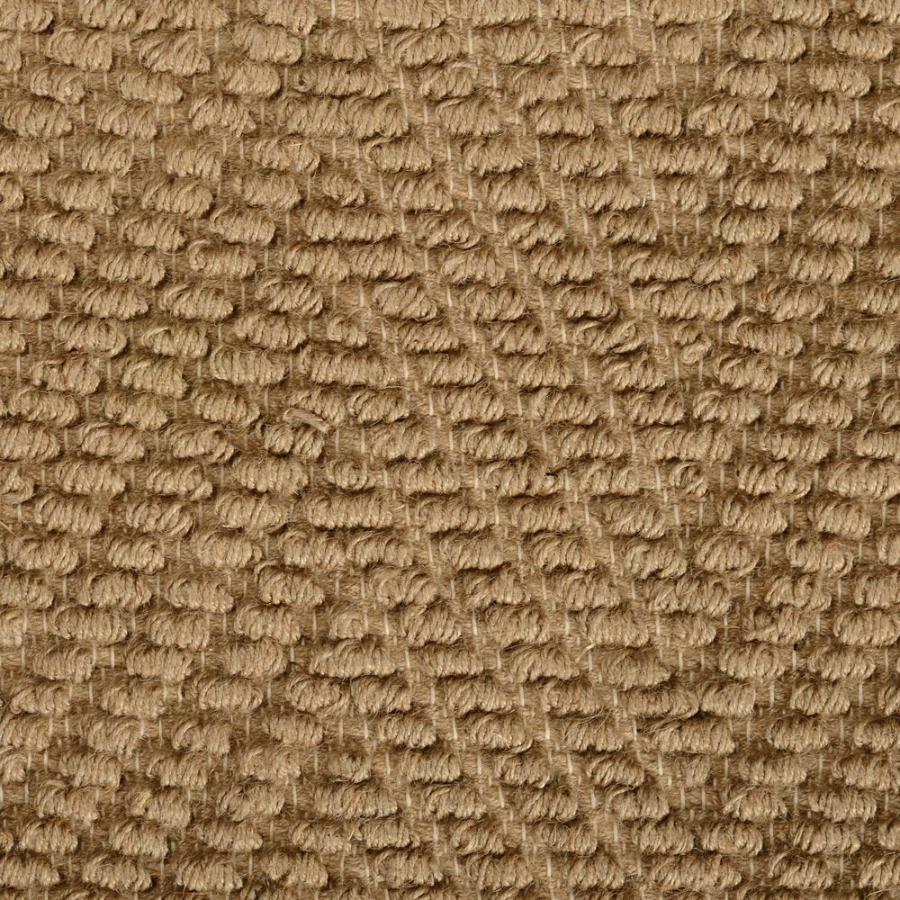 2' X 4' Natural And Brown Jute Chevron Hand Woven Area Rug