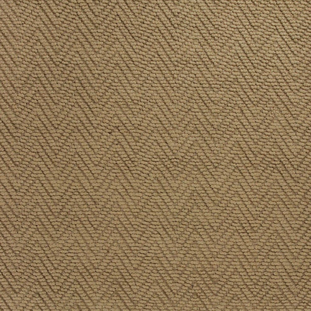 2' X 4' Natural And Brown Jute Chevron Hand Woven Area Rug
