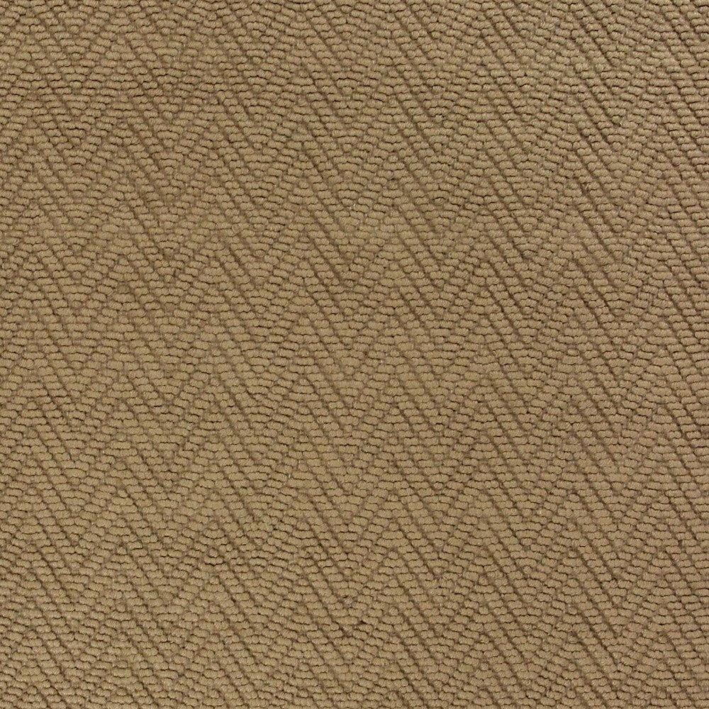 2' X 4' Natural And Brown Jute Chevron Hand Woven Area Rug