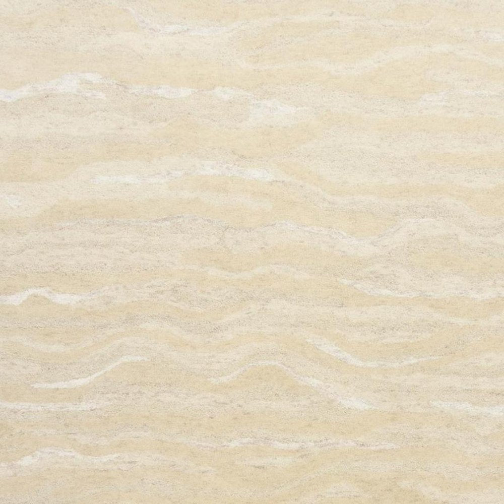 9' X 12' Beige And Ivory Abstract Hand Tufted Area Rug