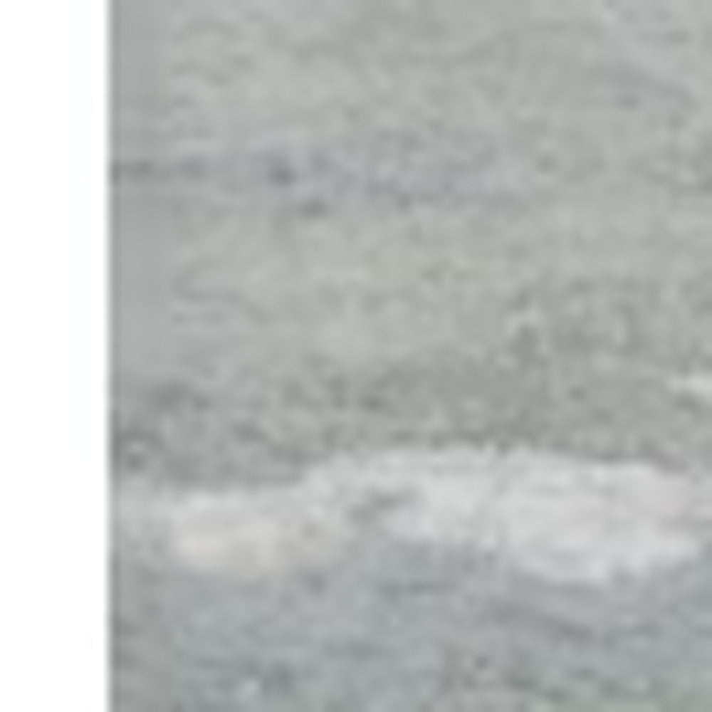 3' X 5' Slate Gray And Ivory Abstract Hand Tufted Area Rug