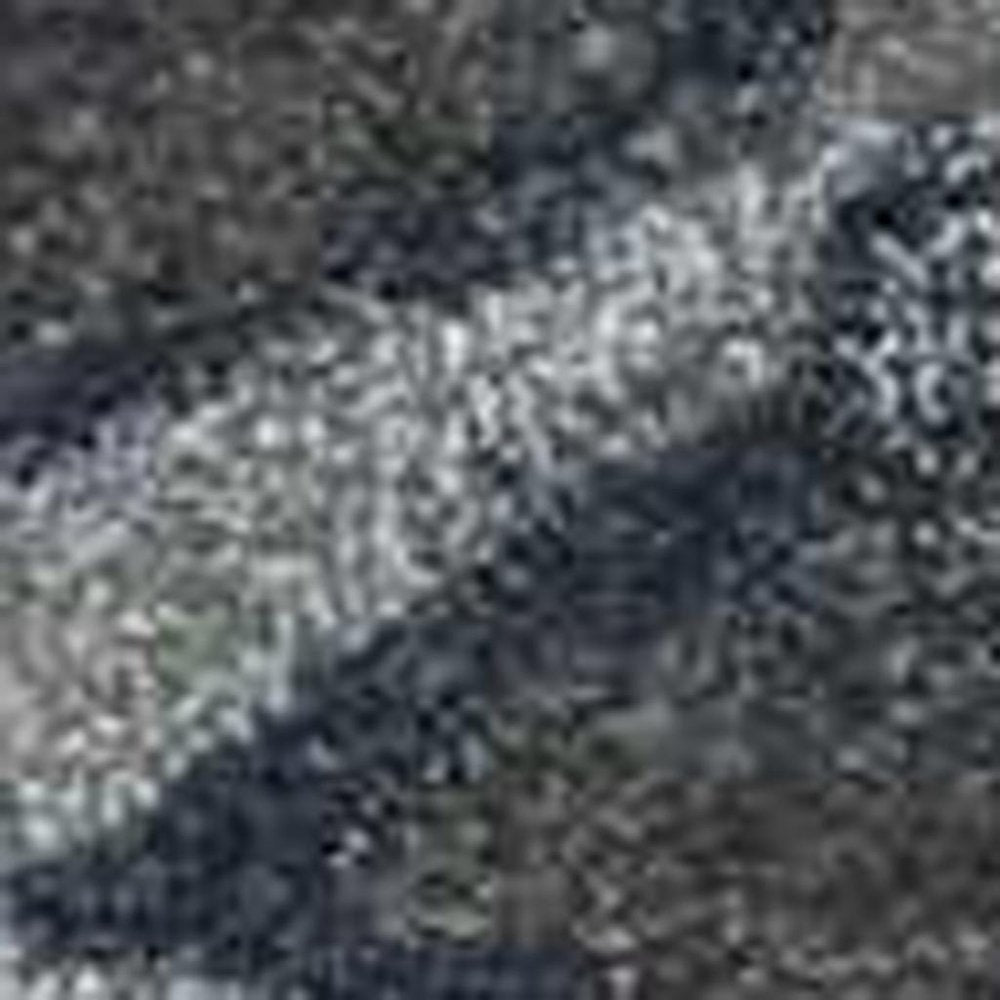 5' X 8' Ivory And Blue Floral Area Rug