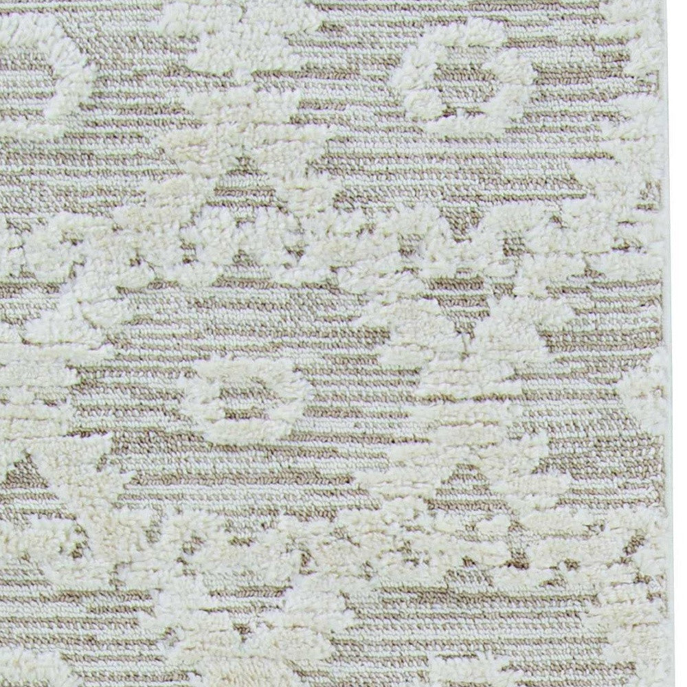 12' X 15' Ivory Beige Area Rug
