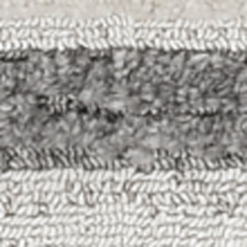 5' X 8' Gray and Ivory Abstract Area Rug