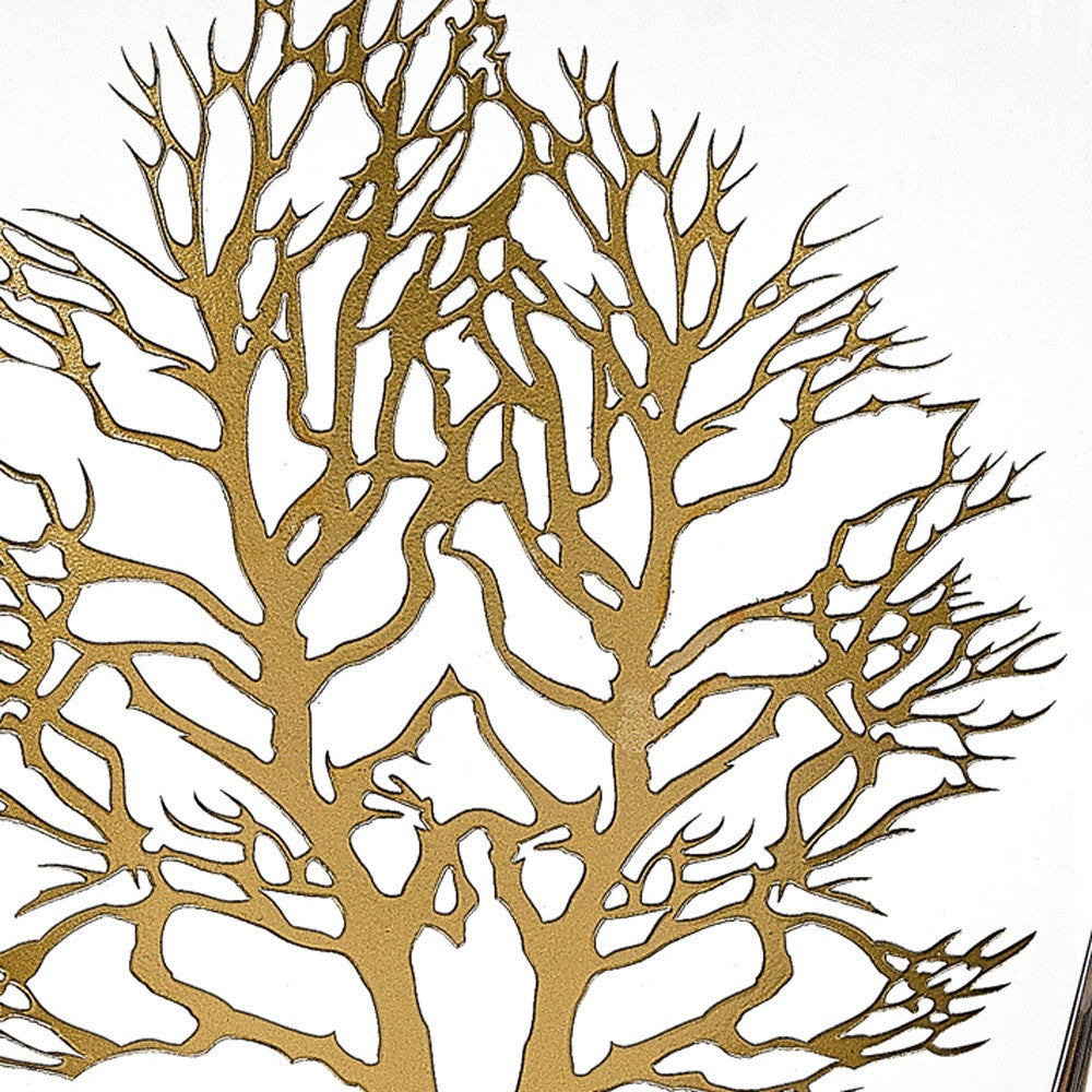 12 Mouth Blown Frosted Crystal European Made Tree Of Life Vase