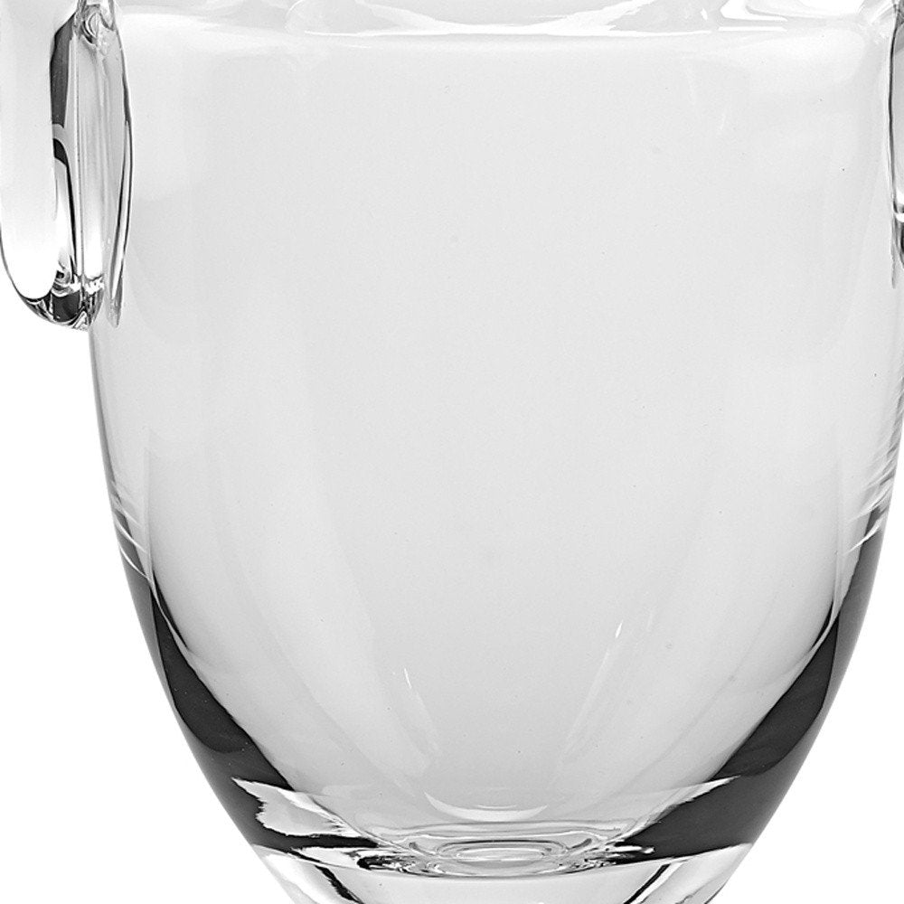 12" Clear Cylinder Lead Free Crystal Table Vase