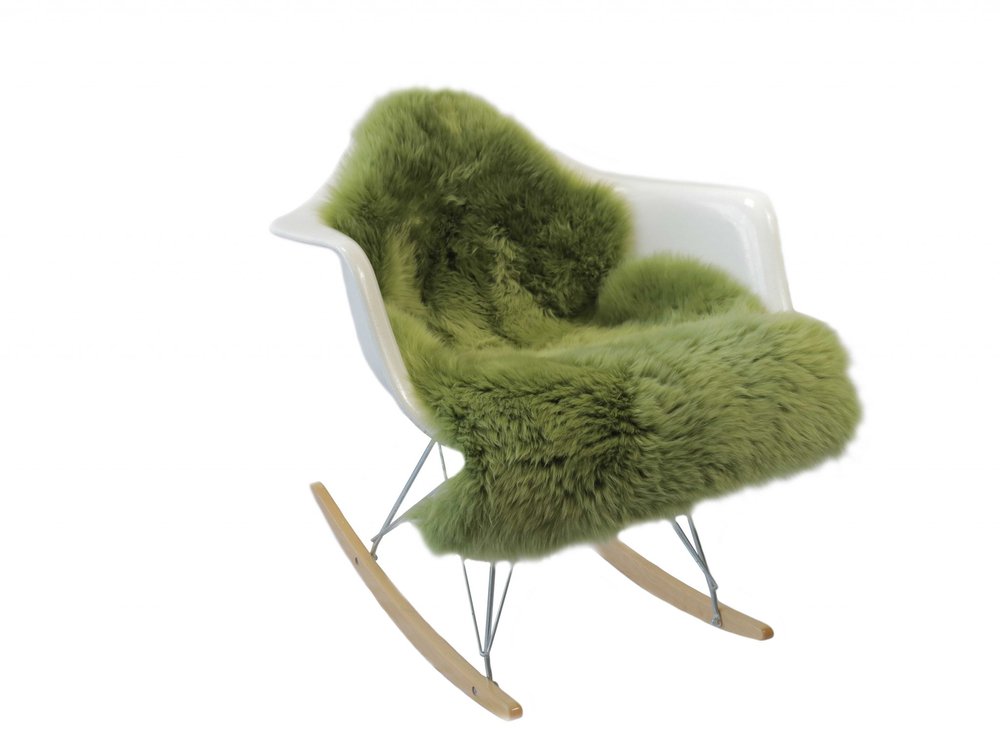 2' X 3' Sage New Zealand Lambs Wool Area Rug