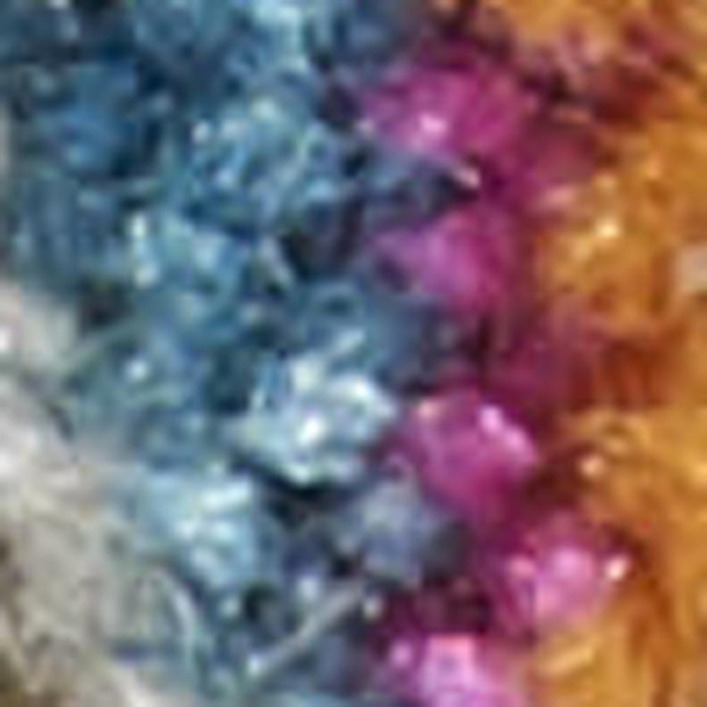 6' Teal And Ivory Medallion Distressed Runner Rug