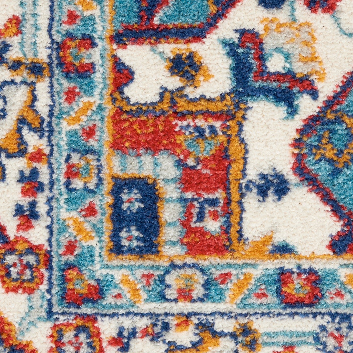 2' X 3' Gray Power Loom Area Rug