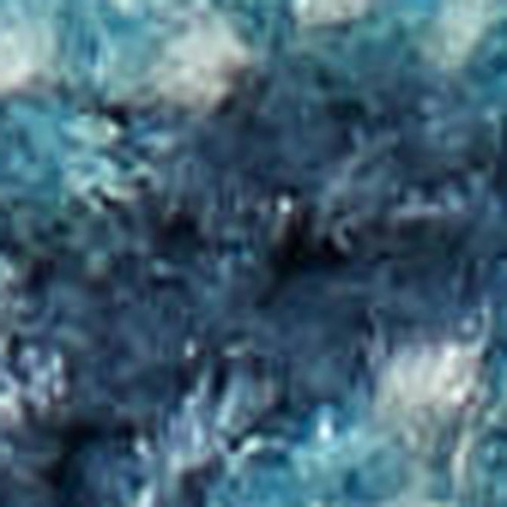 5' X 7' Blue And Ivory Medallion Distressed Area Rug