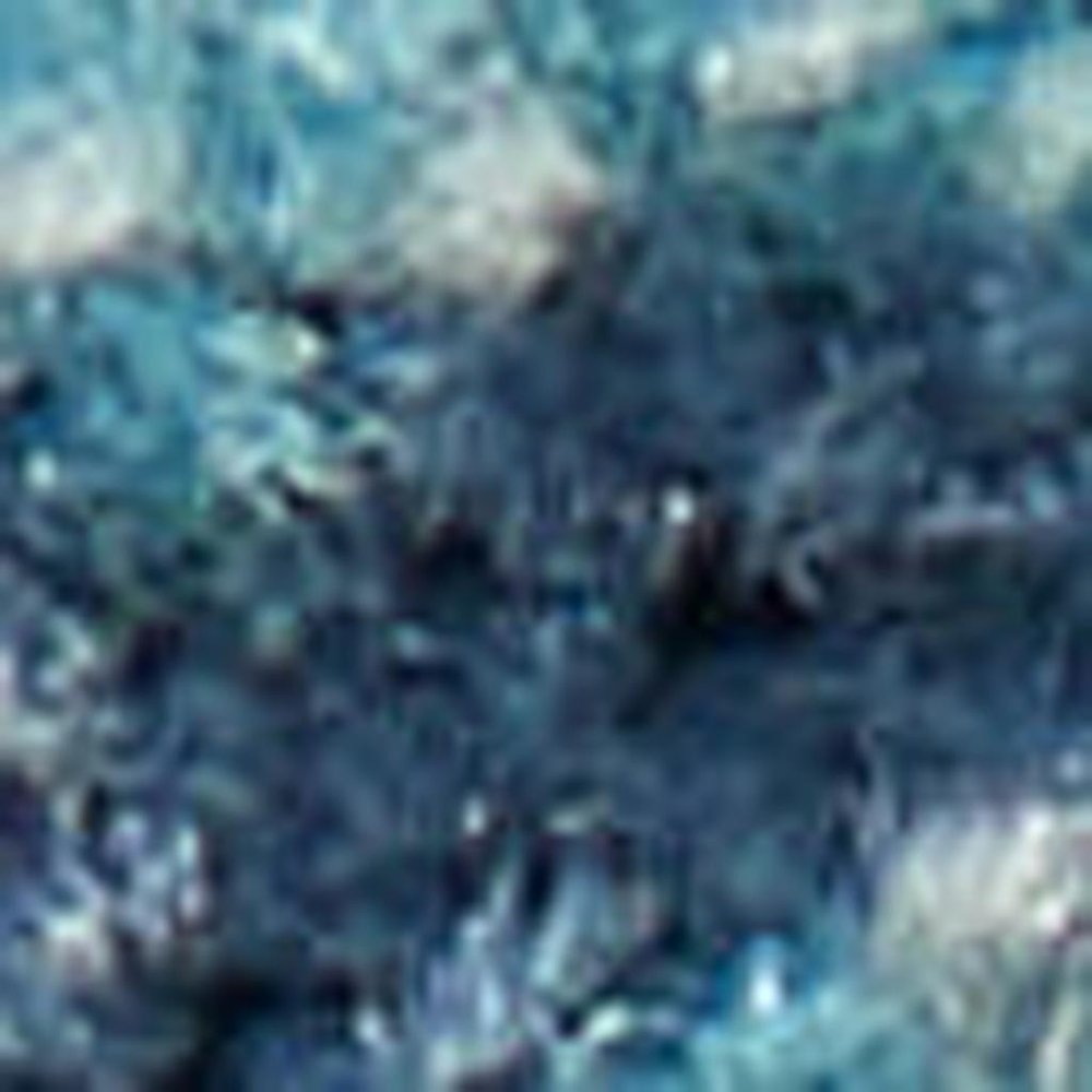 5' X 7' Blue And Ivory Medallion Distressed Area Rug