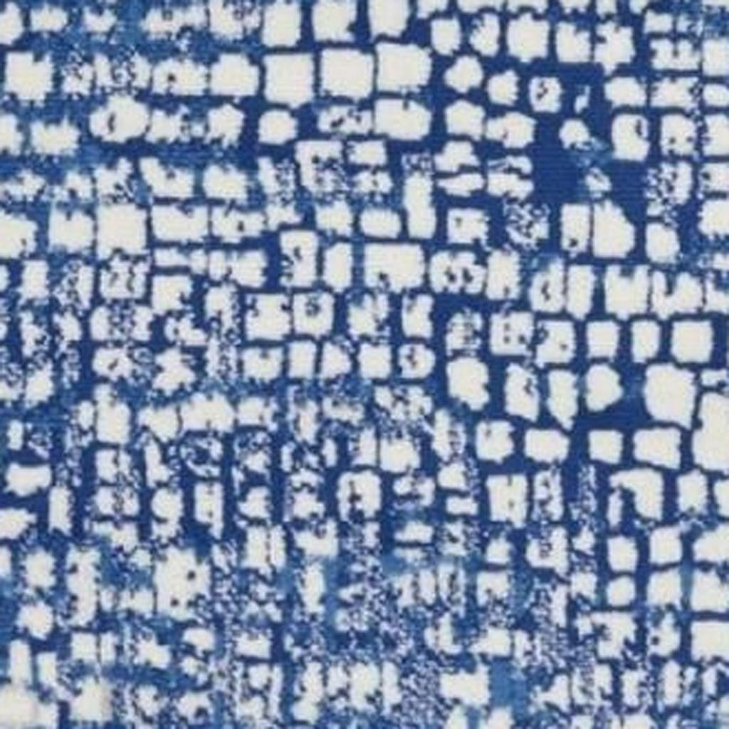 4' X 6' Ivory And Blue Geometric Area Rug