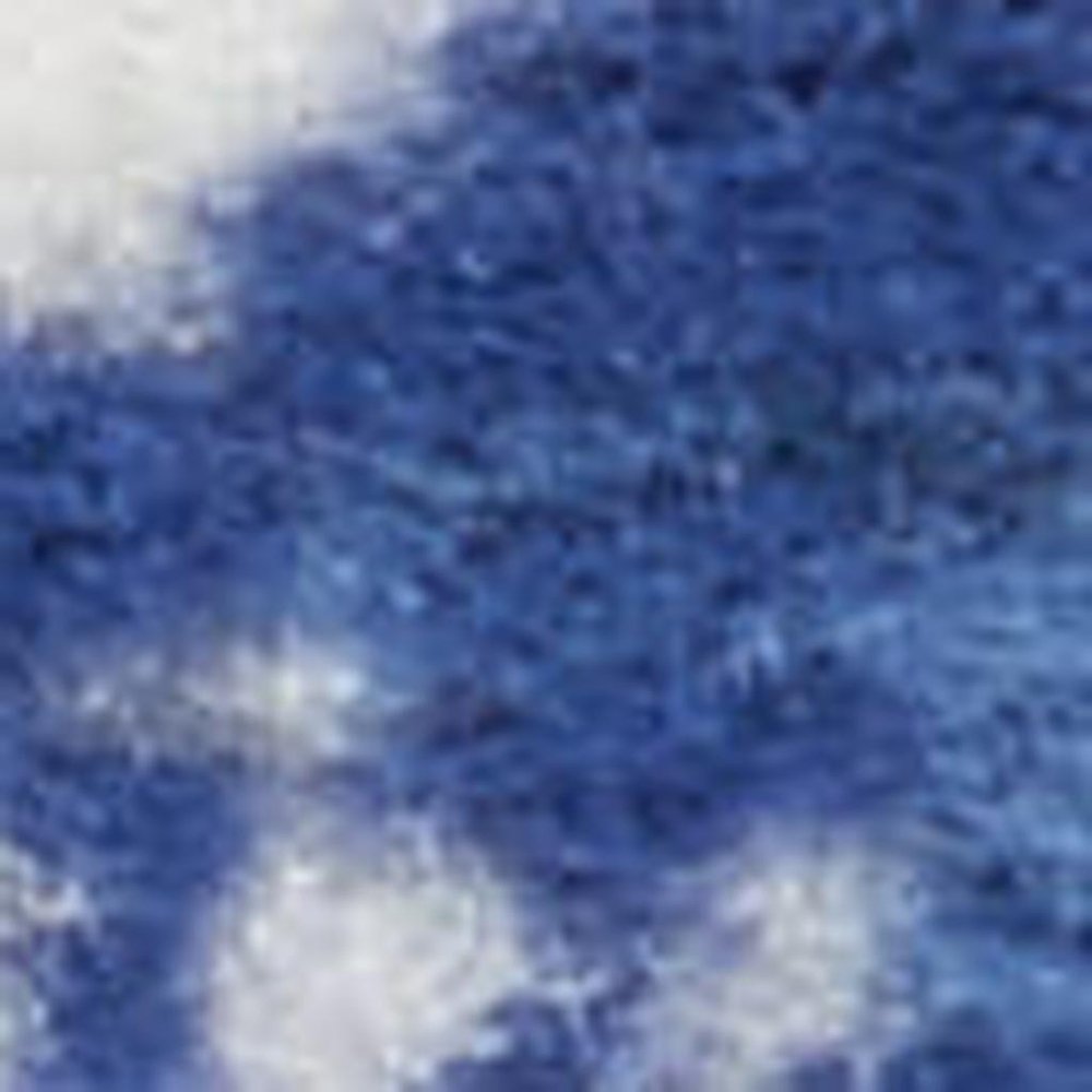 6' X 9' Blue And Ivory Abstract Distressed Area Rug