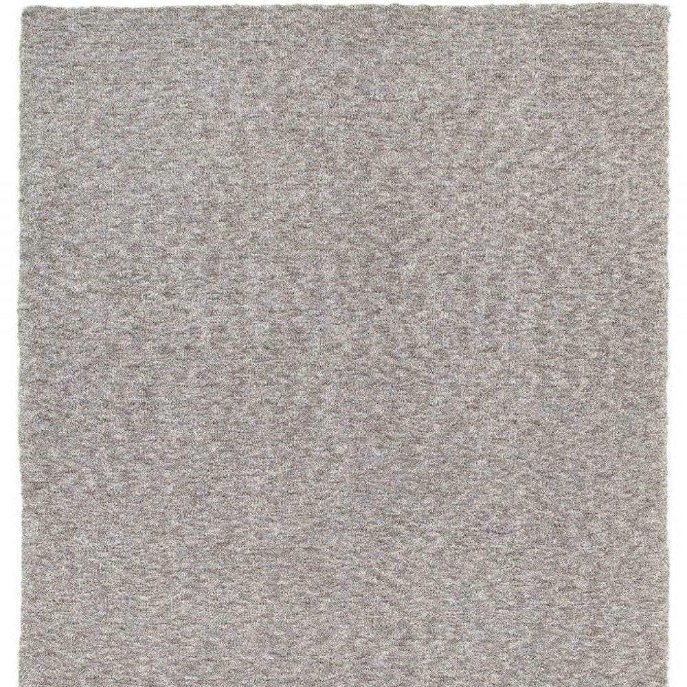 5' X 7' Modern Shag Ivory Indoor Area Rug
