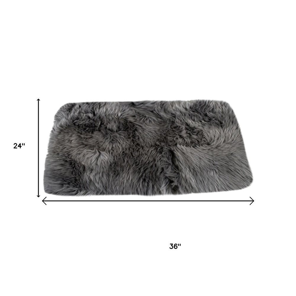 2' X 3' Gray Area Rug