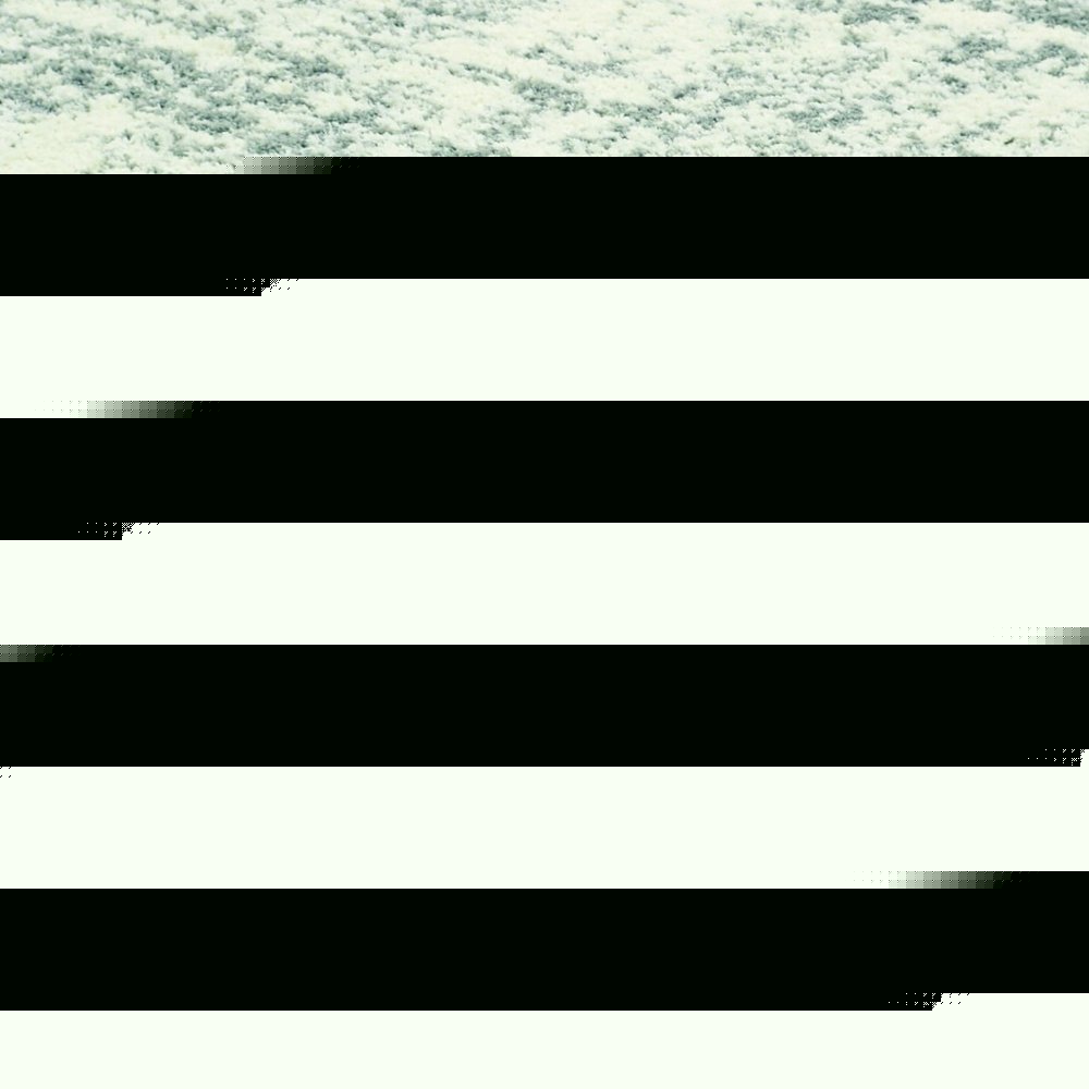 2' X 8' Ivory And Gray Abstract Strokes Runner Rug