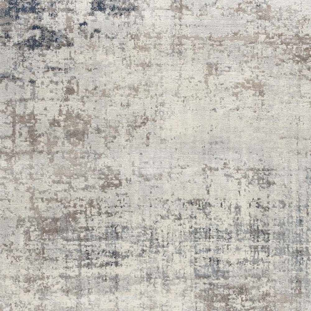 2' X 5' Navy Blue Distressed Striations Area Rug