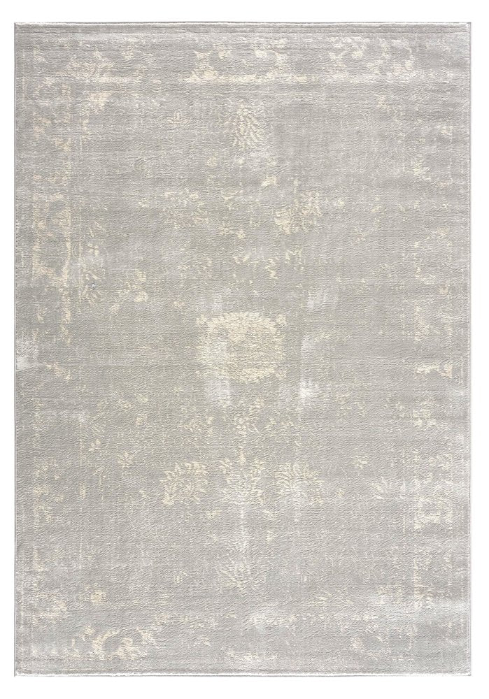 8' X 11' Modern Gray Distressed Area Rug