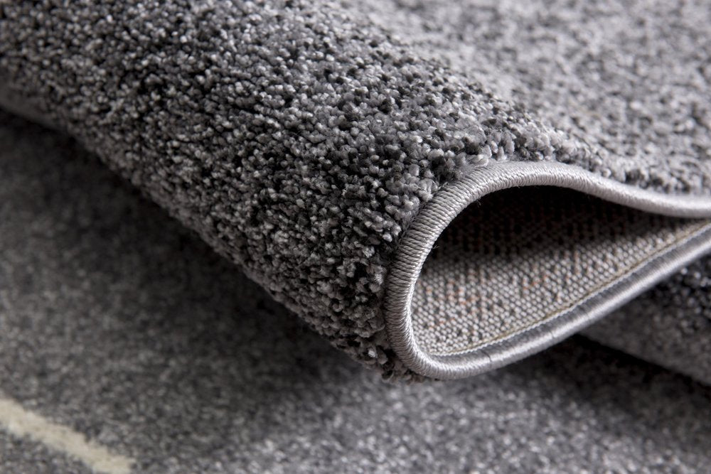 8' X 11' Gray Modern Geometric Area Rug