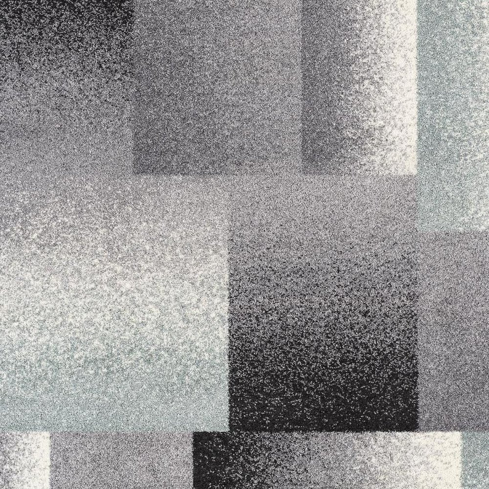 8' X 11' Gray Modern Geometric Area Rug