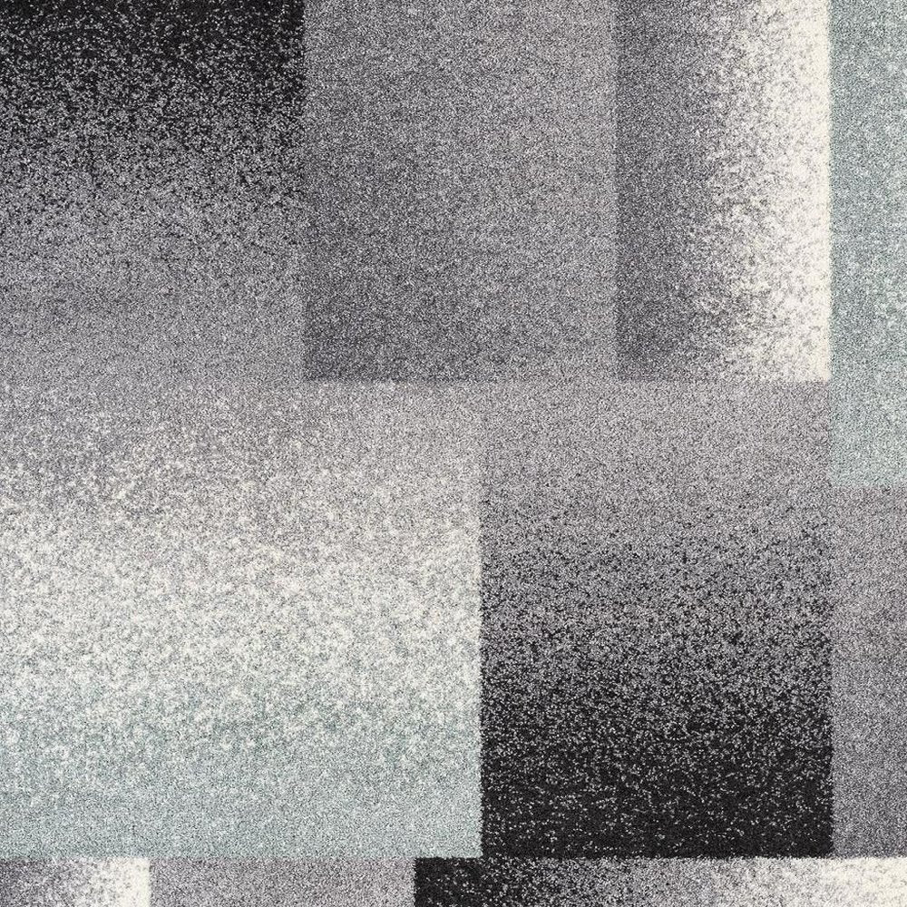 8' X 11' Gray Modern Geometric Area Rug