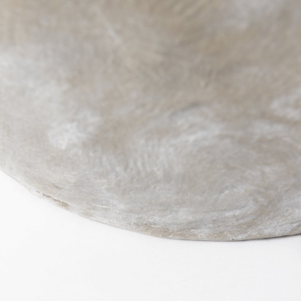 28" Tan Cylinder Ceramic Floor Vase