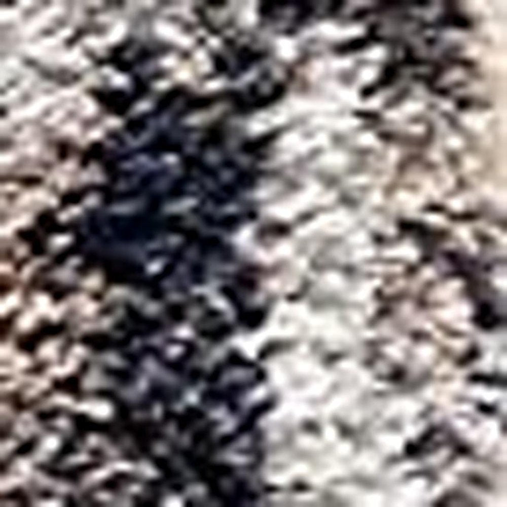 4' X 6' Ivory And Navy Retro Modern Area Rug