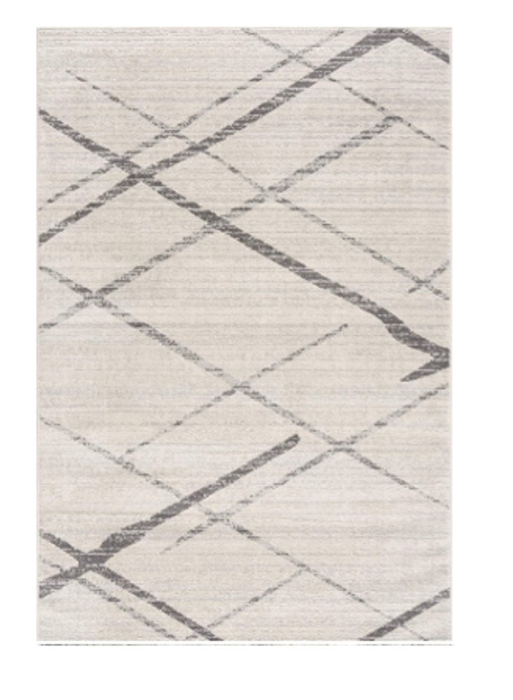 9' X 13' Gray Modern Abstract Pattern Area Rug
