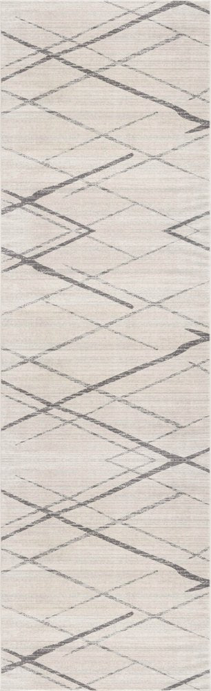 9' X 13' Gray Modern Abstract Pattern Area Rug