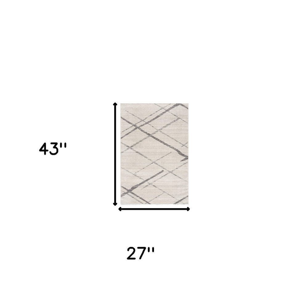 9' X 13' Gray Modern Abstract Pattern Area Rug