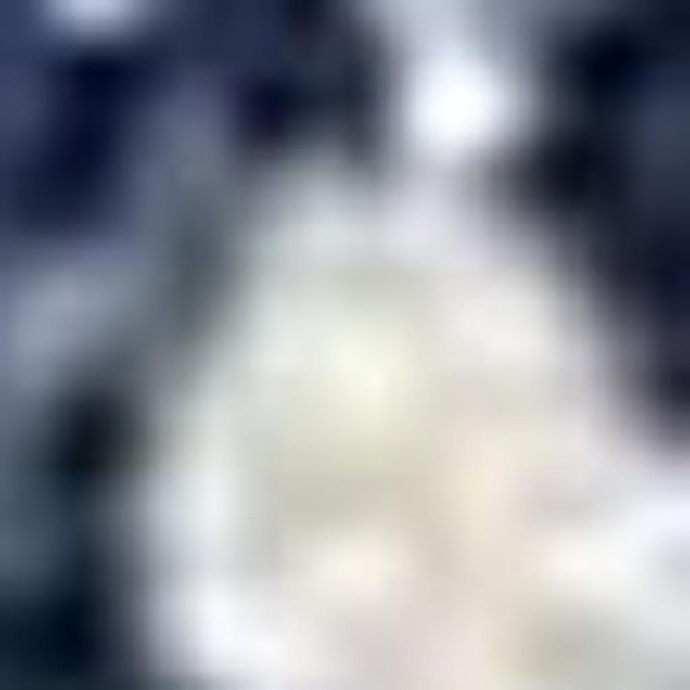 8' Blue And Ivory Floral Runner Rug