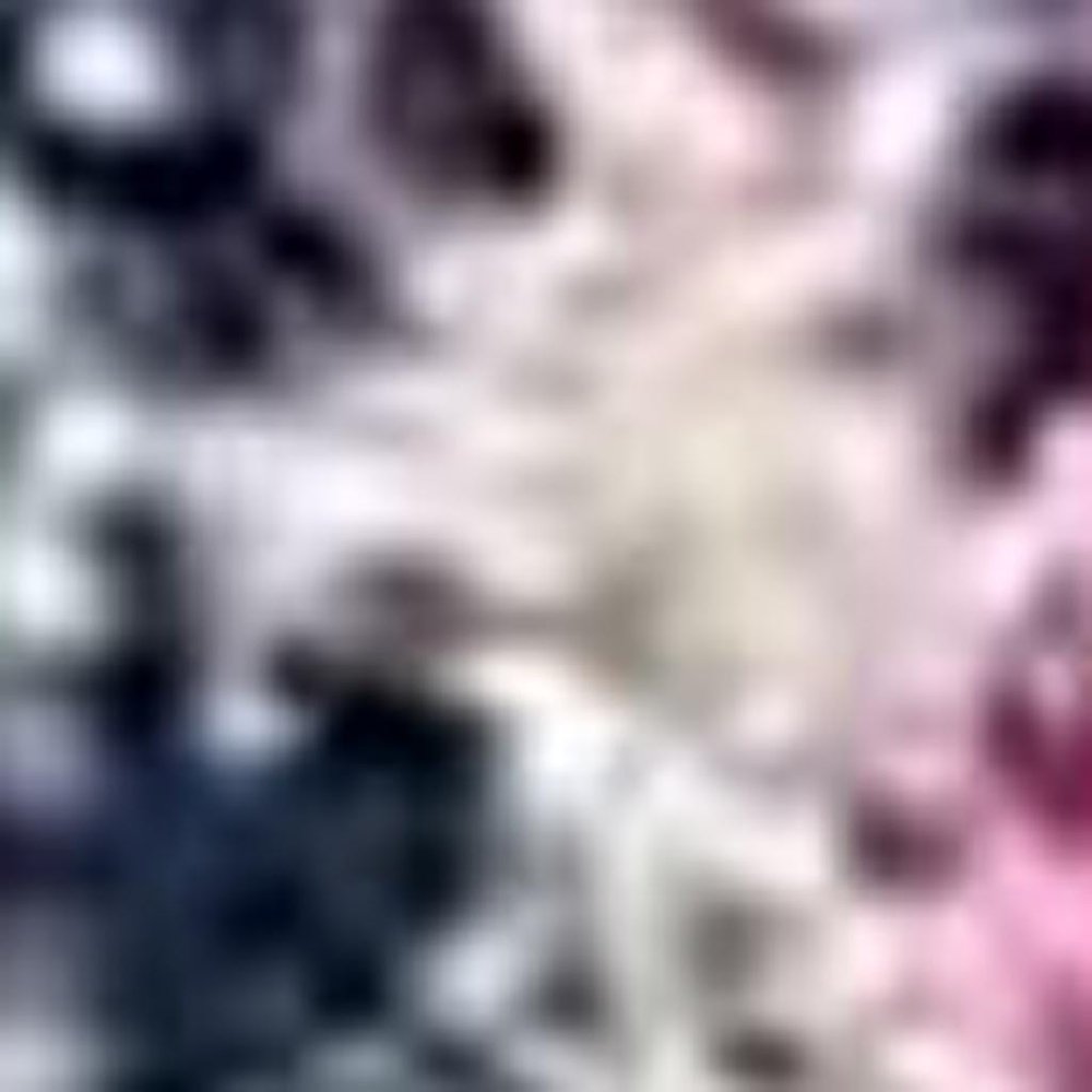 8' Blue And Ivory Floral Runner Rug