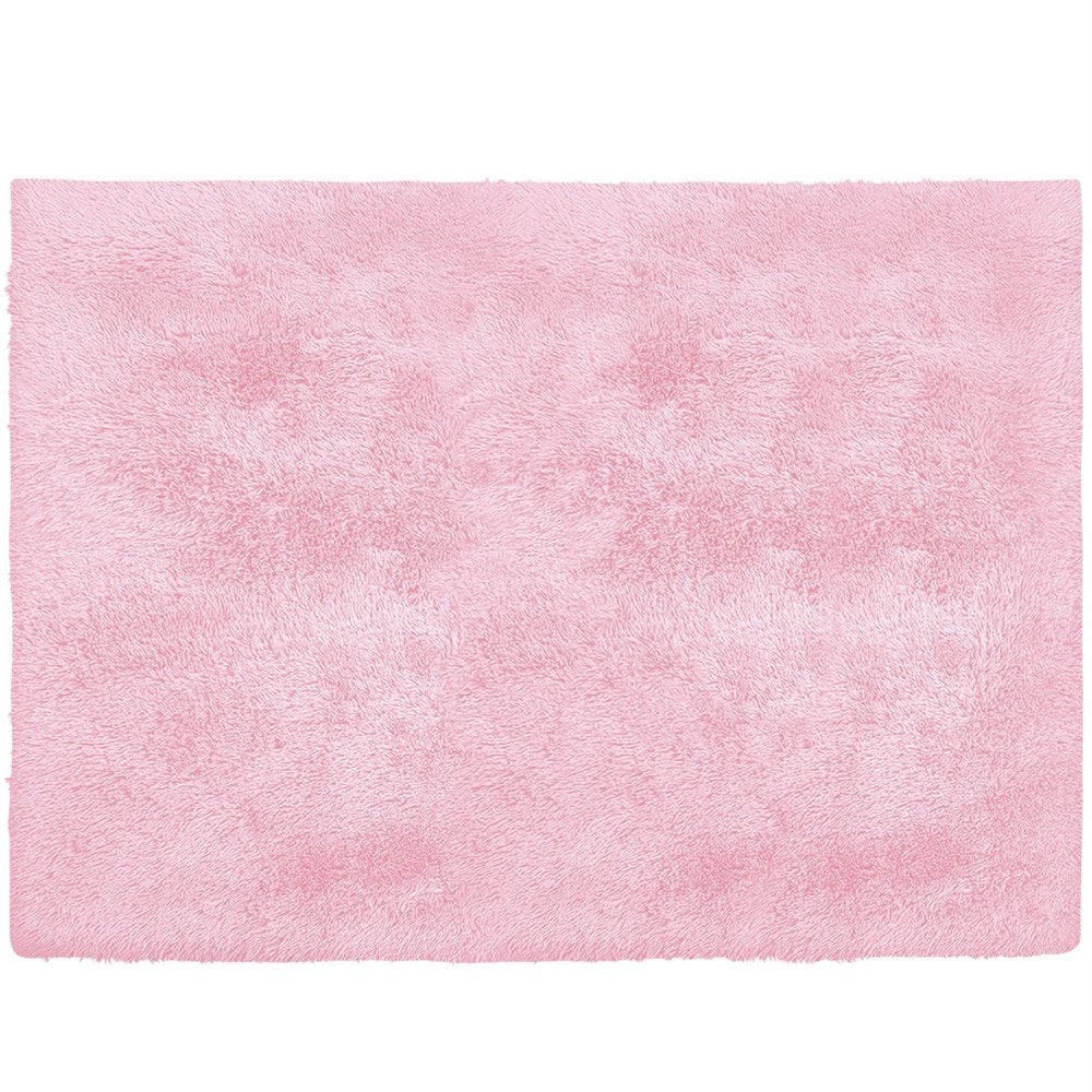 5' X 7' Pink Shag Area Rug