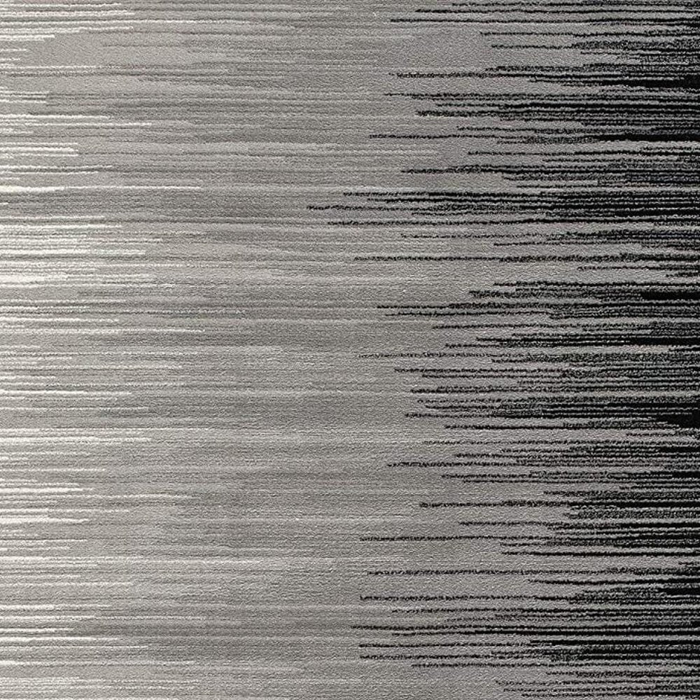 8' X 10' Black Abstract Dhurrie Area Rug