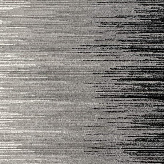 8' X 10' Black Abstract Dhurrie Area Rug