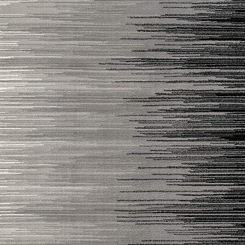 8' X 10' Black Abstract Dhurrie Area Rug