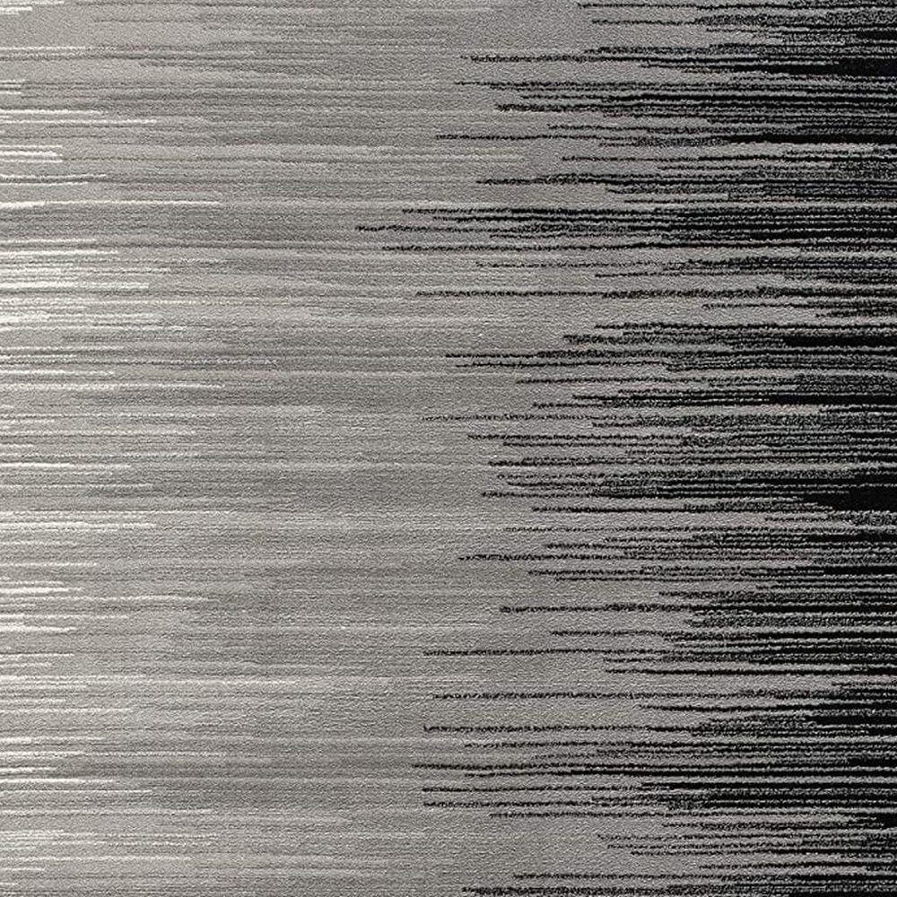 8' X 10' Black Abstract Dhurrie Area Rug