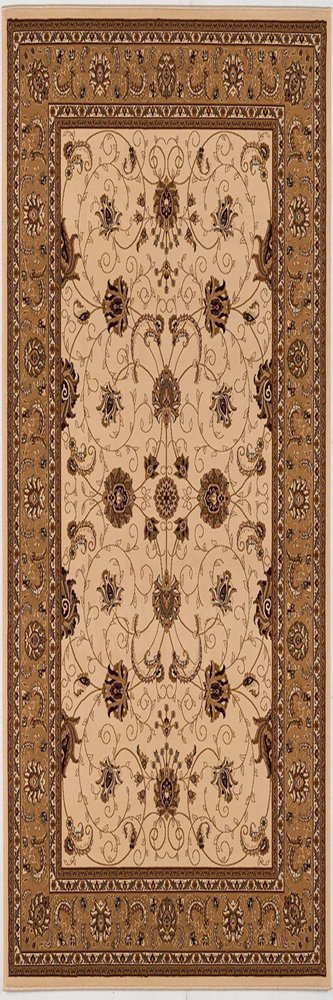 4' X 6' Beige And Ivory Oriental Area Rug