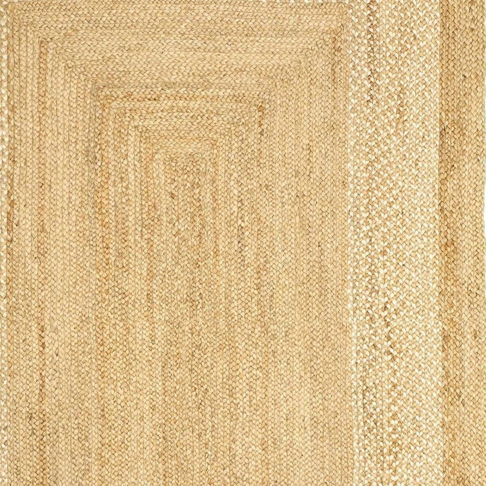 8' X 10' Classic Tan Bordered Area Rug