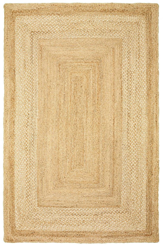 8' X 10' Classic Tan Bordered Area Rug