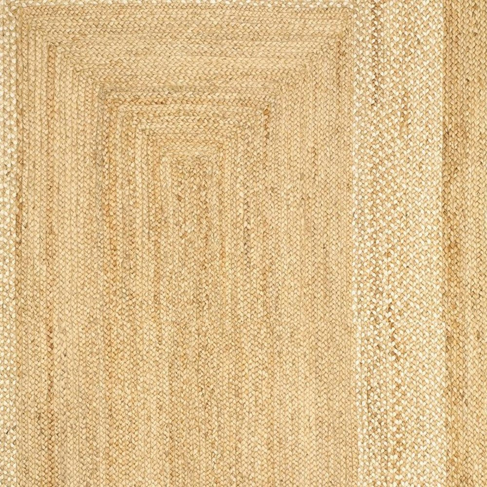 8' X 10' Classic Tan Bordered Area Rug