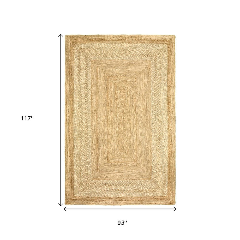 8' X 10' Classic Tan Bordered Area Rug