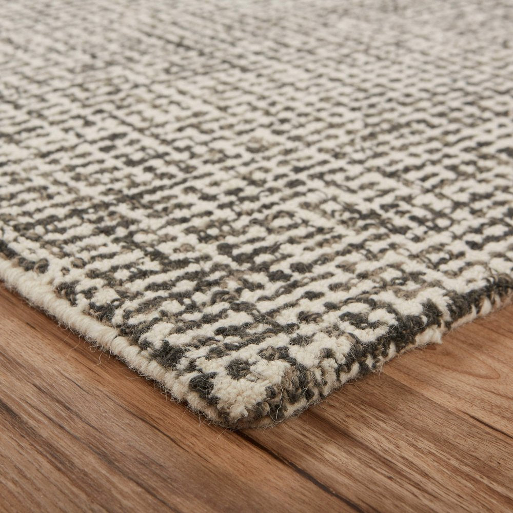 9' X 12' Brown Detailed Weave Area Rug